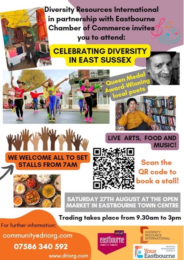 Celebrating Diversity in East Sussex County Poster