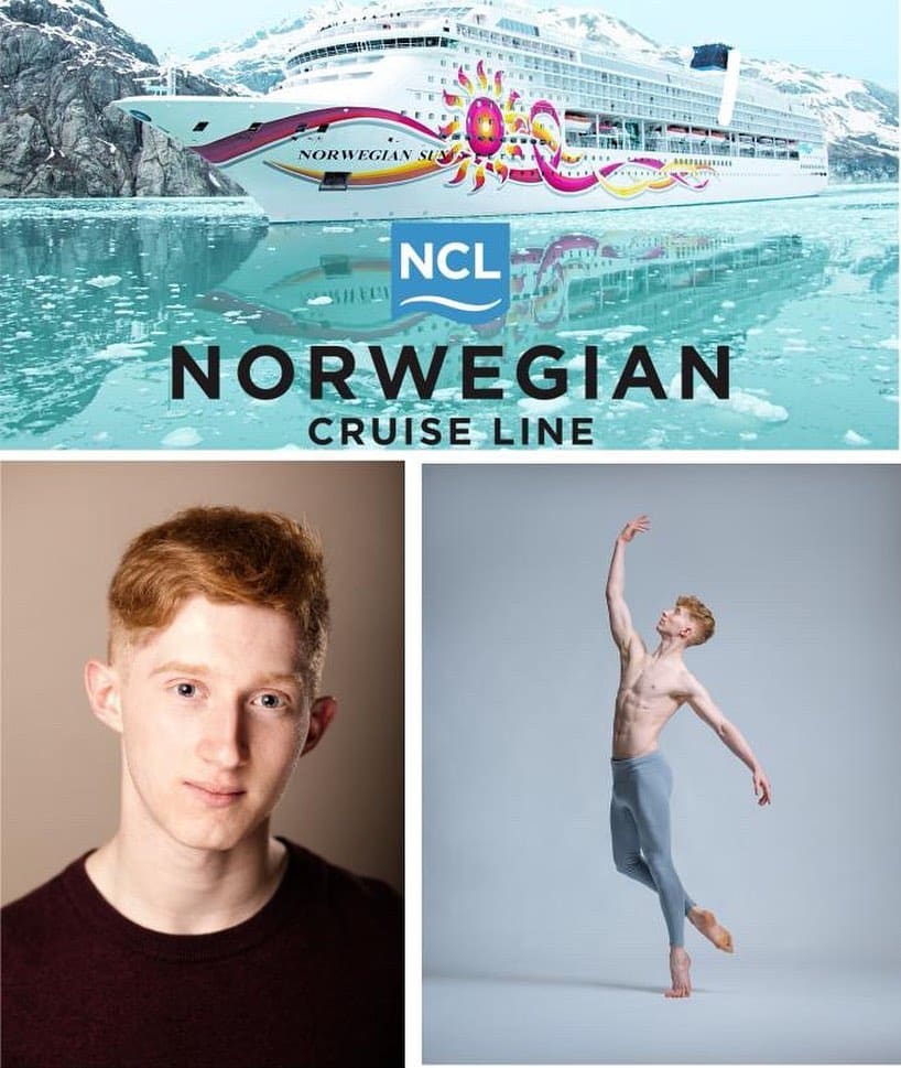 Alumni Leo from the Institute for Contemporary Theatre working with the Norwegian Cruise Line