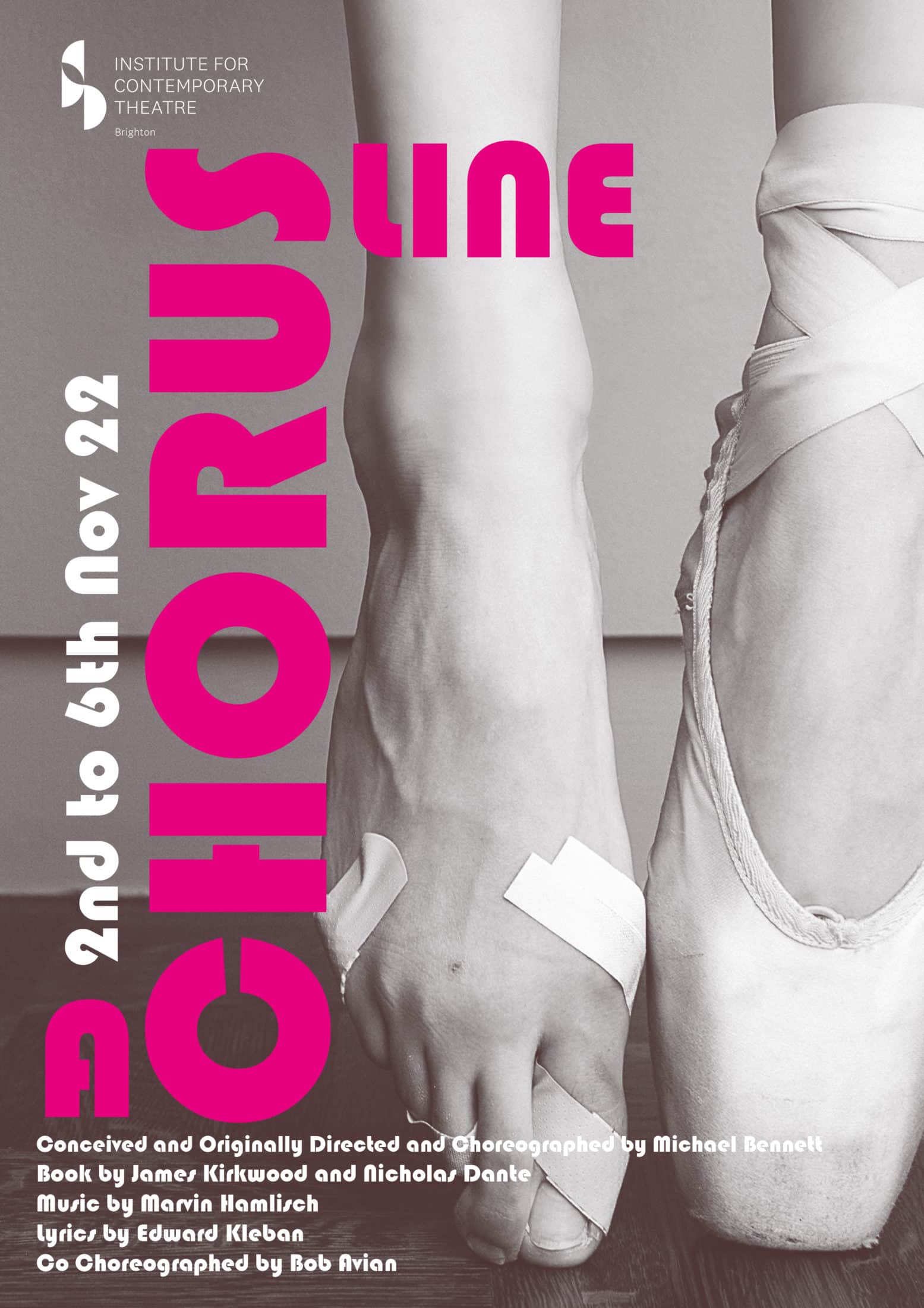 A Chorus Line poster - Institute for Contemporary Theatre